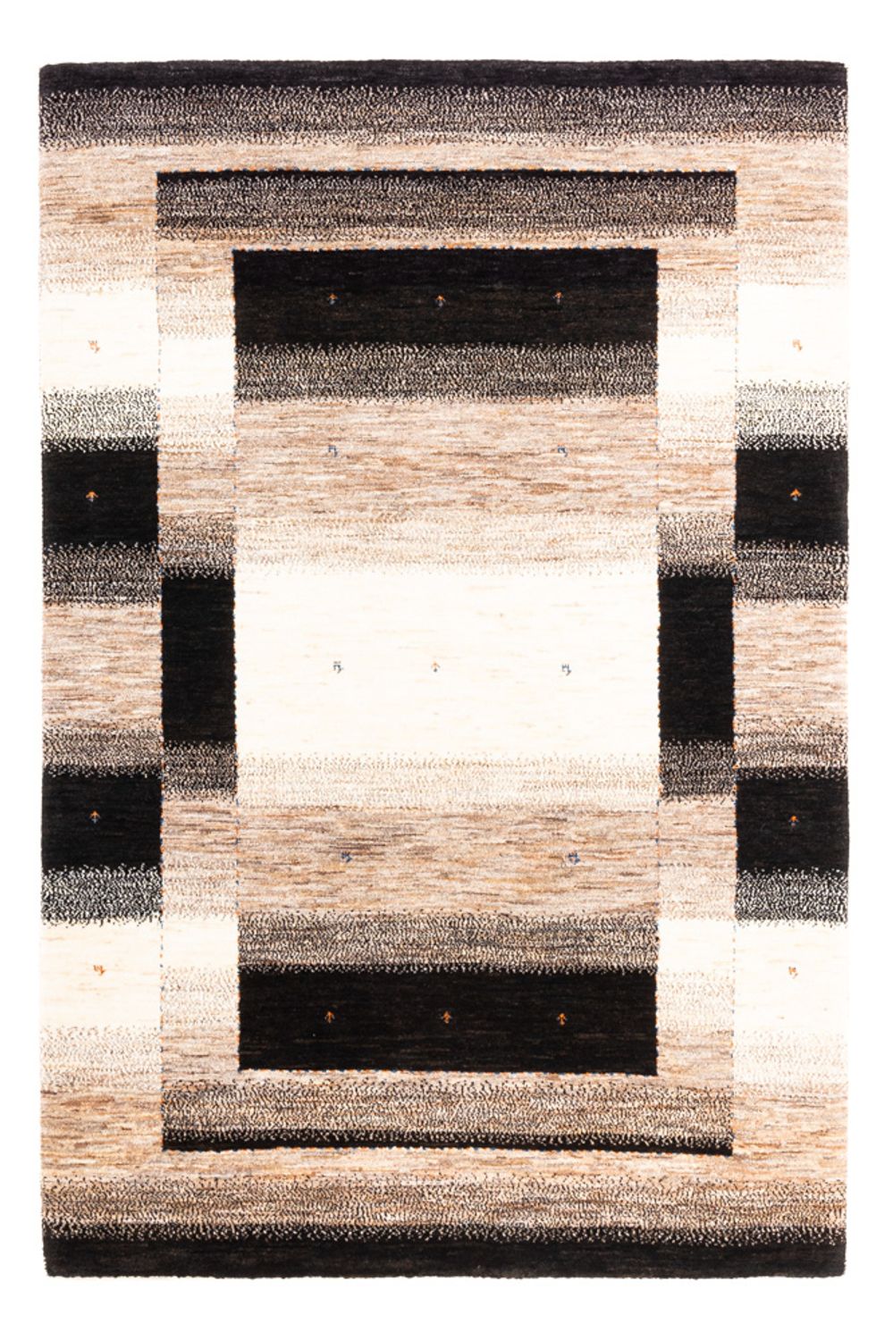 Gabbeh Tapijt - Loribaft Perzisch - 184 x 126 cm - grijs