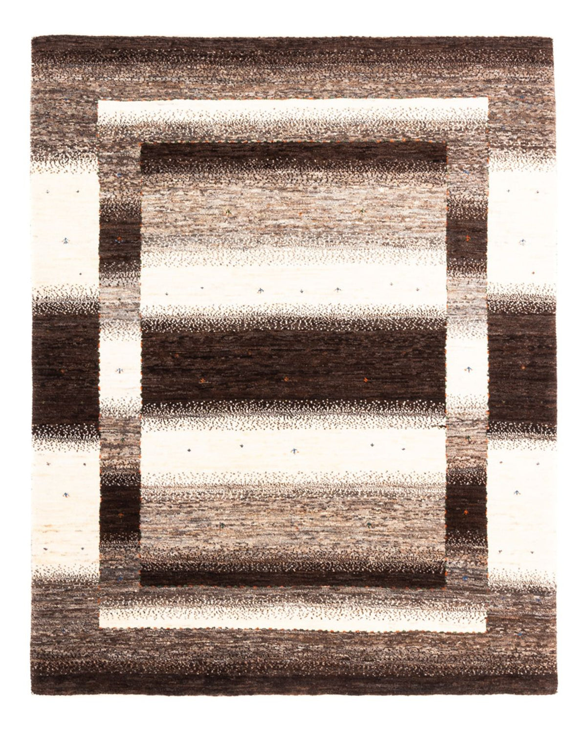 Gabbeh Tapijt - Loribaft Perzisch - 165 x 128 cm - grijs