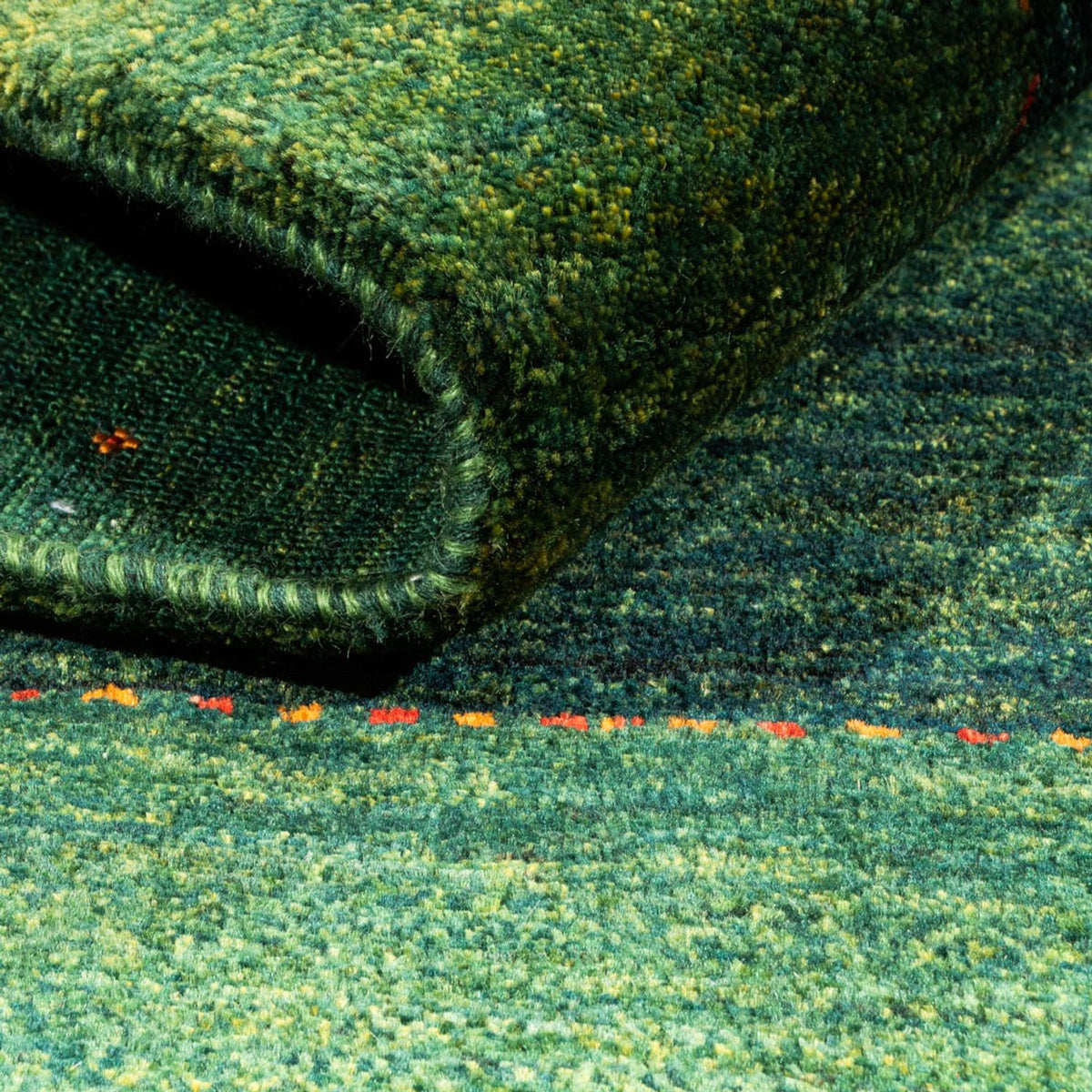 Gabbeh Tapijt - Loribaft Perzisch - 186 x 126 cm - groen