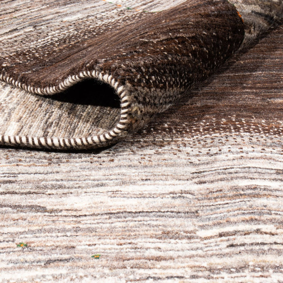 Gabbeh Tapijt - Loribaft Perzisch - 297 x 221 cm - grijs