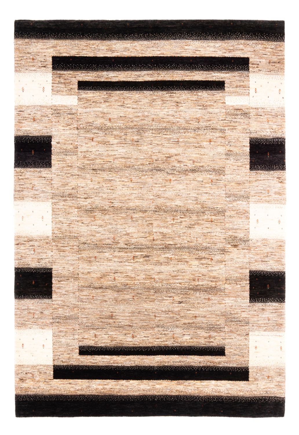 Gabbeh Tapijt - Loribaft Perzisch - 300 x 210 cm - grijs