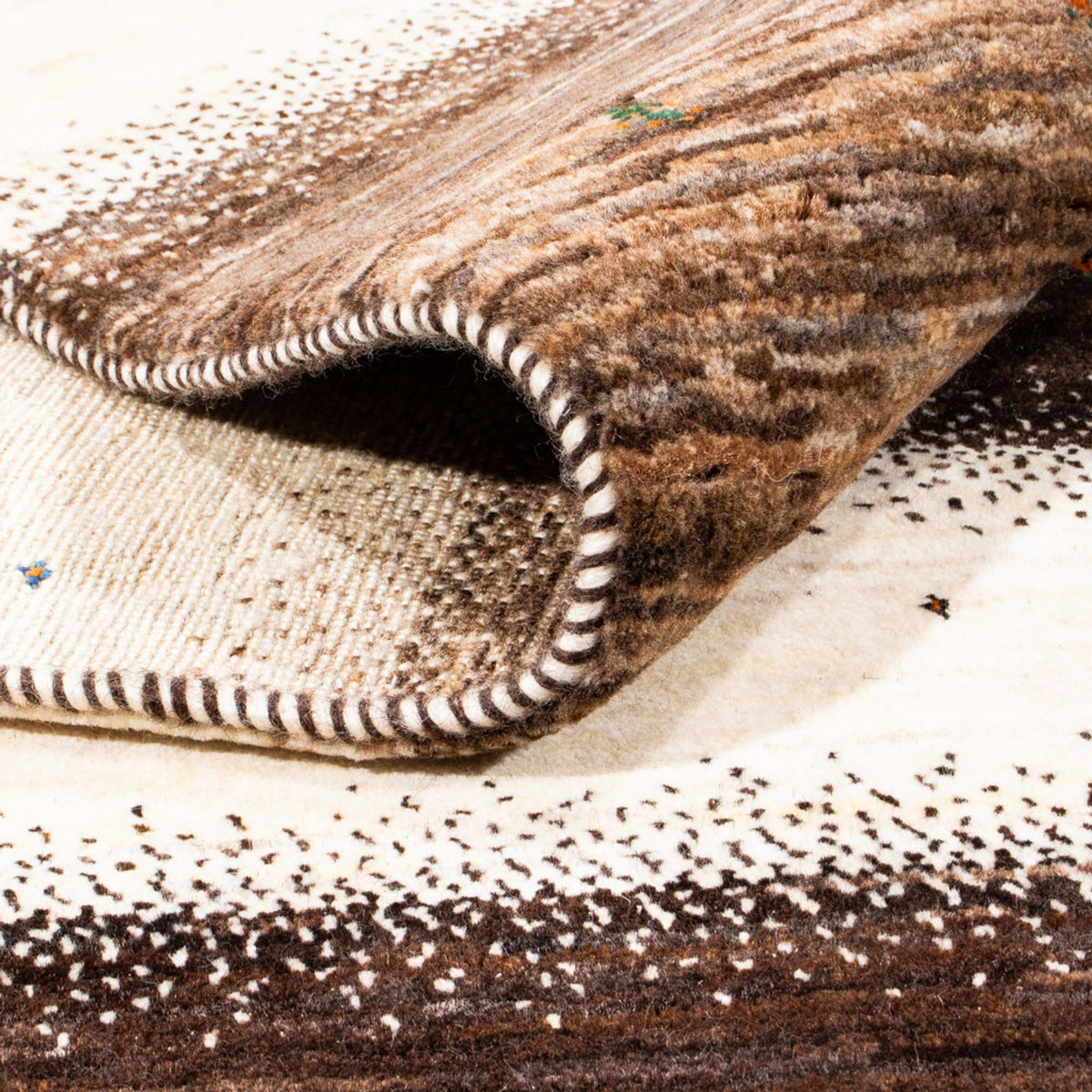 Gabbeh Tapijt - Loribaft Perzisch - 257 x 221 cm - bruin