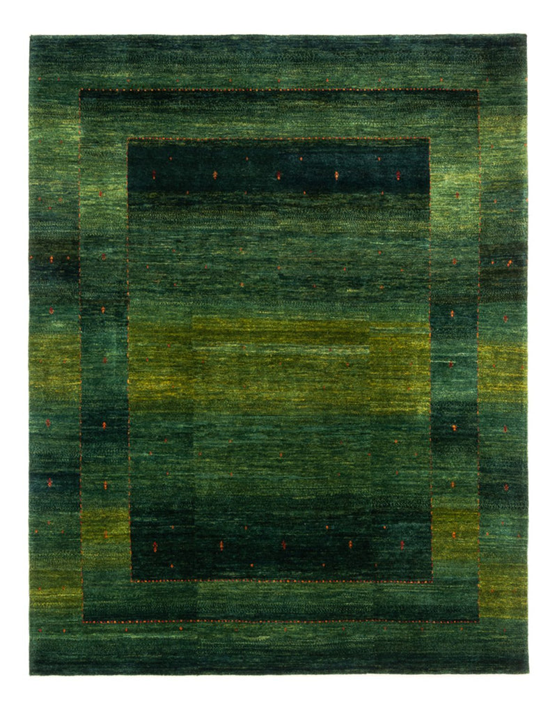 Gabbeh Tapijt - Loribaft Perzisch - 254 x 210 cm - groen