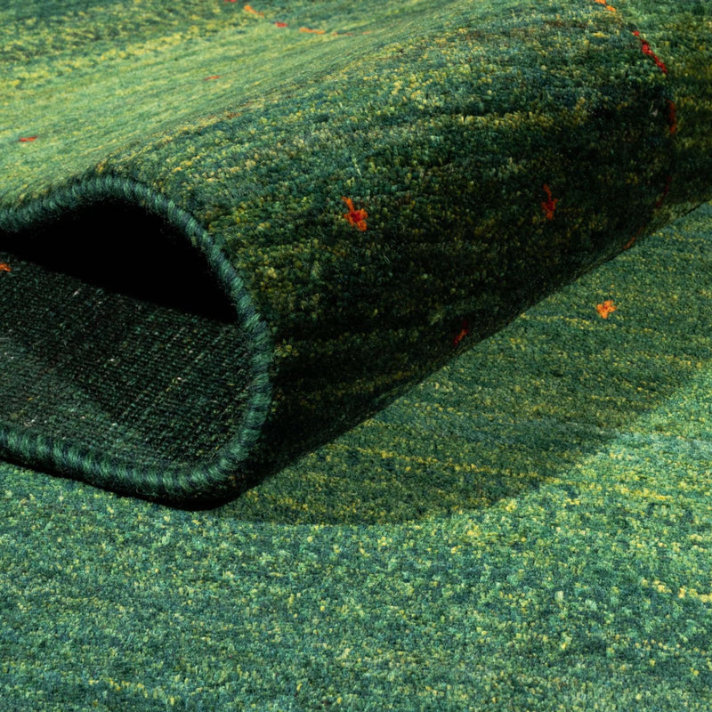 Gabbeh Tapijt - Loribaft Perzisch - 254 x 210 cm - groen