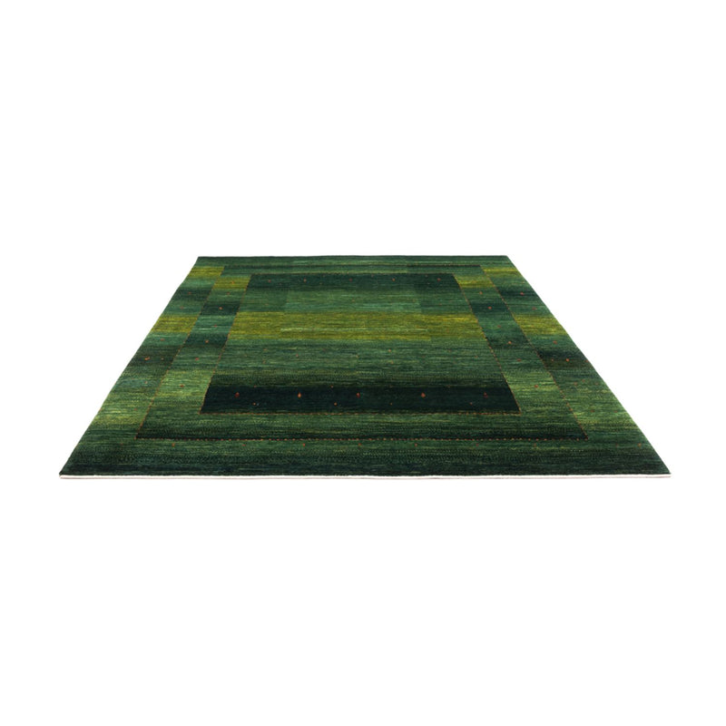 Gabbeh Tapijt - Loribaft Perzisch - 254 x 210 cm - groen