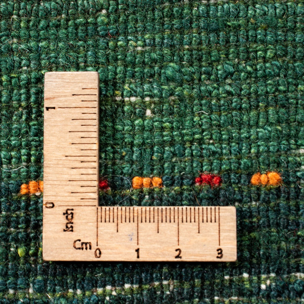 Gabbeh Tapijt - Loribaft Perzisch - 254 x 210 cm - groen