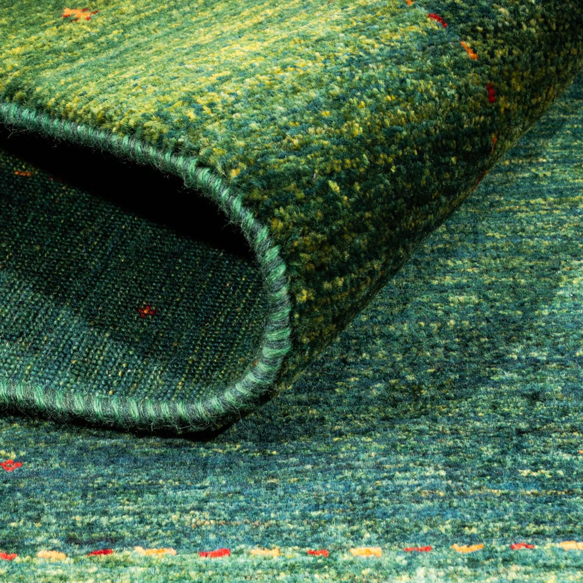 Gabbeh Tapijt - Loribaft Perzisch - 182 x 128 cm - groen