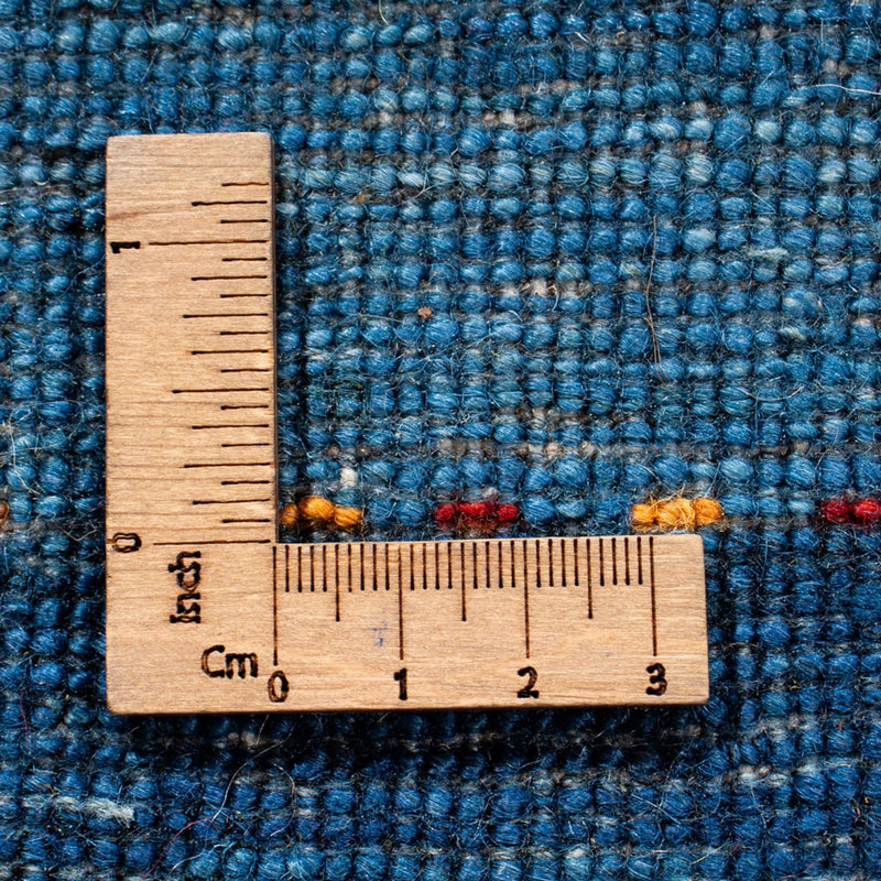 Gabbeh Tapijt - Loribaft Perzisch - 302 x 195 cm - blauw