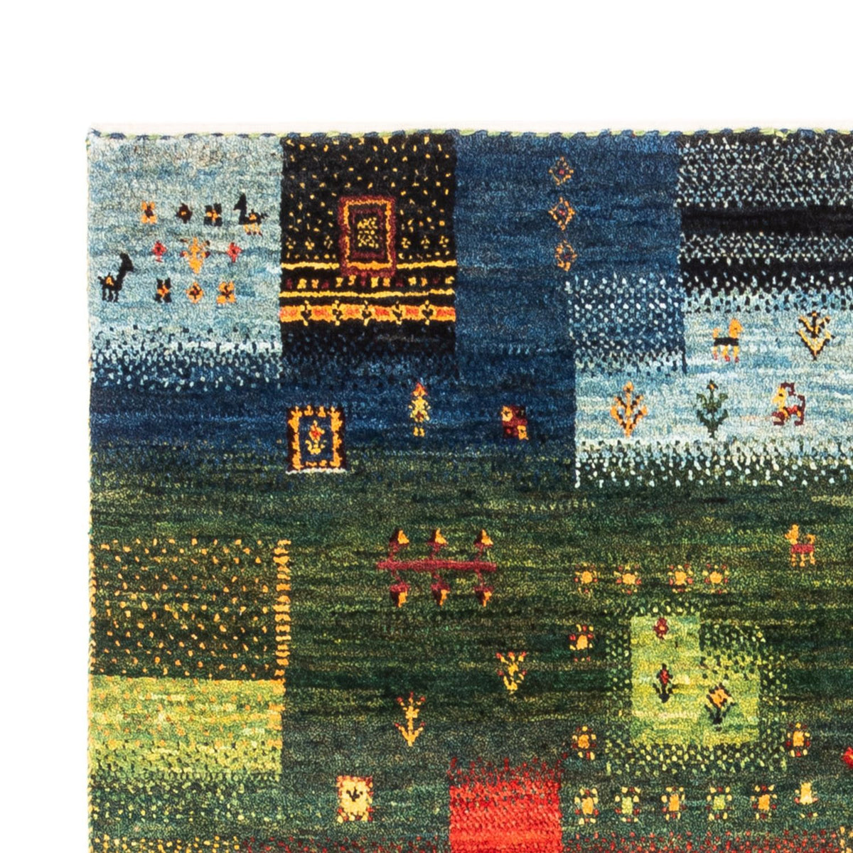 Gabbeh Tapijt - Loribaft Perzisch - Koninklijke - 181 x 122 cm - veelkleurig