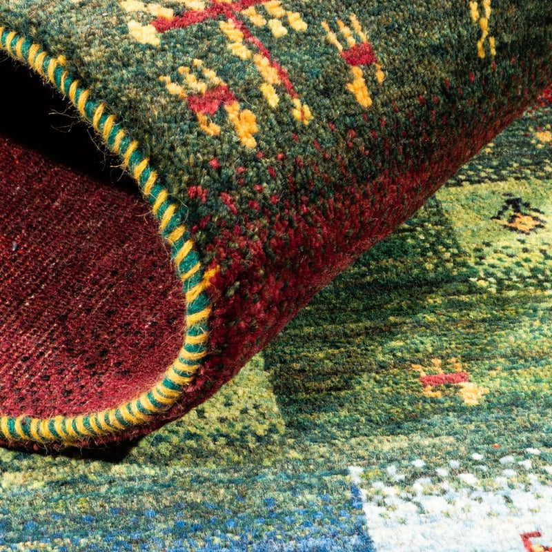 Gabbeh Tapijt - Loribaft Perzisch - Koninklijke - 181 x 122 cm - veelkleurig