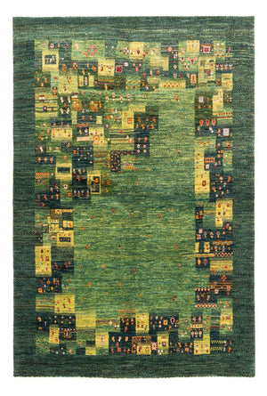 Gabbeh Tapijt - Loribaft Perzisch - Koninklijke - 251 x 167 cm - groen