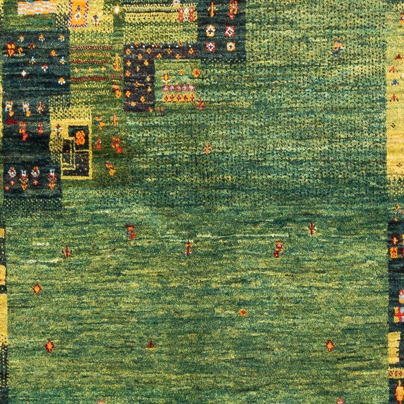 Gabbeh Tapijt - Loribaft Perzisch - Koninklijke - 251 x 167 cm - groen