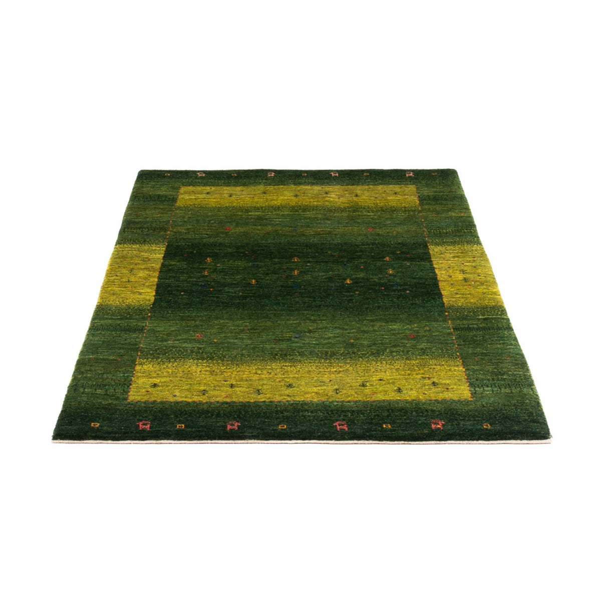 Gabbeh Tapijt - Loribaft Perzisch - 154 x 100 cm - groen