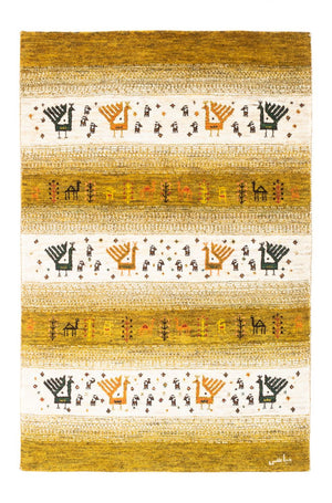 Gabbeh Tapijt - Loribaft Perzisch - 128 x 82 cm - veelkleurig