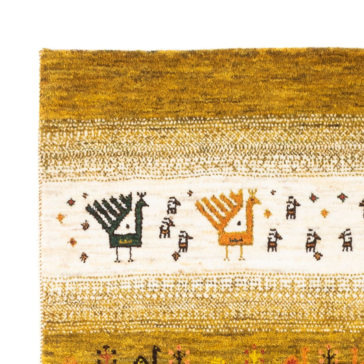 Gabbeh Tapijt - Loribaft Perzisch - 128 x 82 cm - veelkleurig