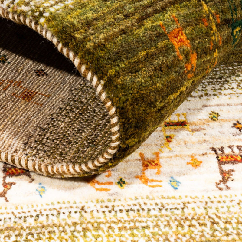 Gabbeh Tapijt - Loribaft Perzisch - 138 x 85 cm - veelkleurig