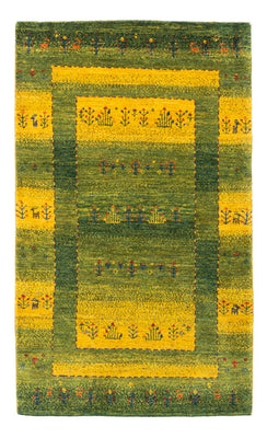 Gabbeh Tapijt - Loribaft Perzisch - 128 x 76 cm - groen