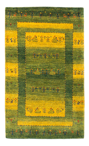Gabbeh Tapijt - Loribaft Perzisch - 128 x 76 cm - groen