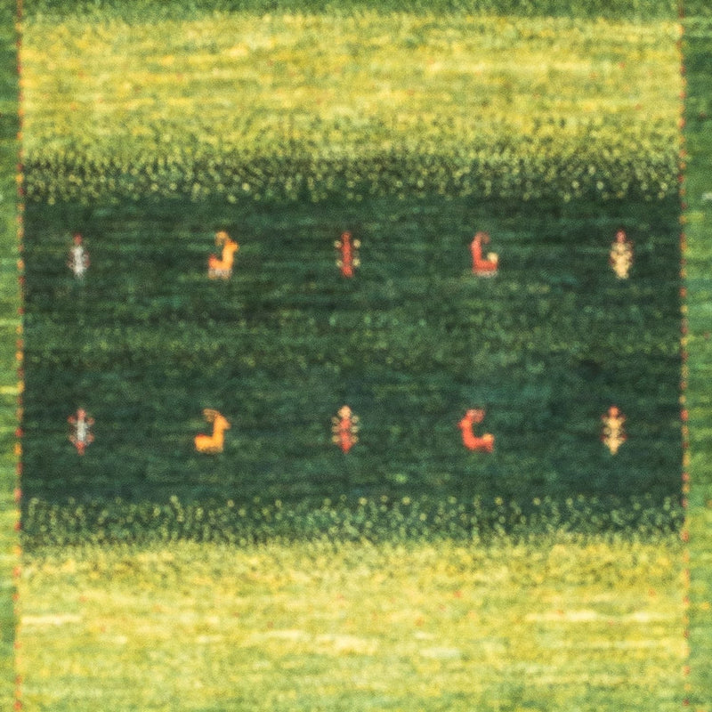 Gabbeh Tapijt - Loribaft Perzisch - 148 x 98 cm - groen