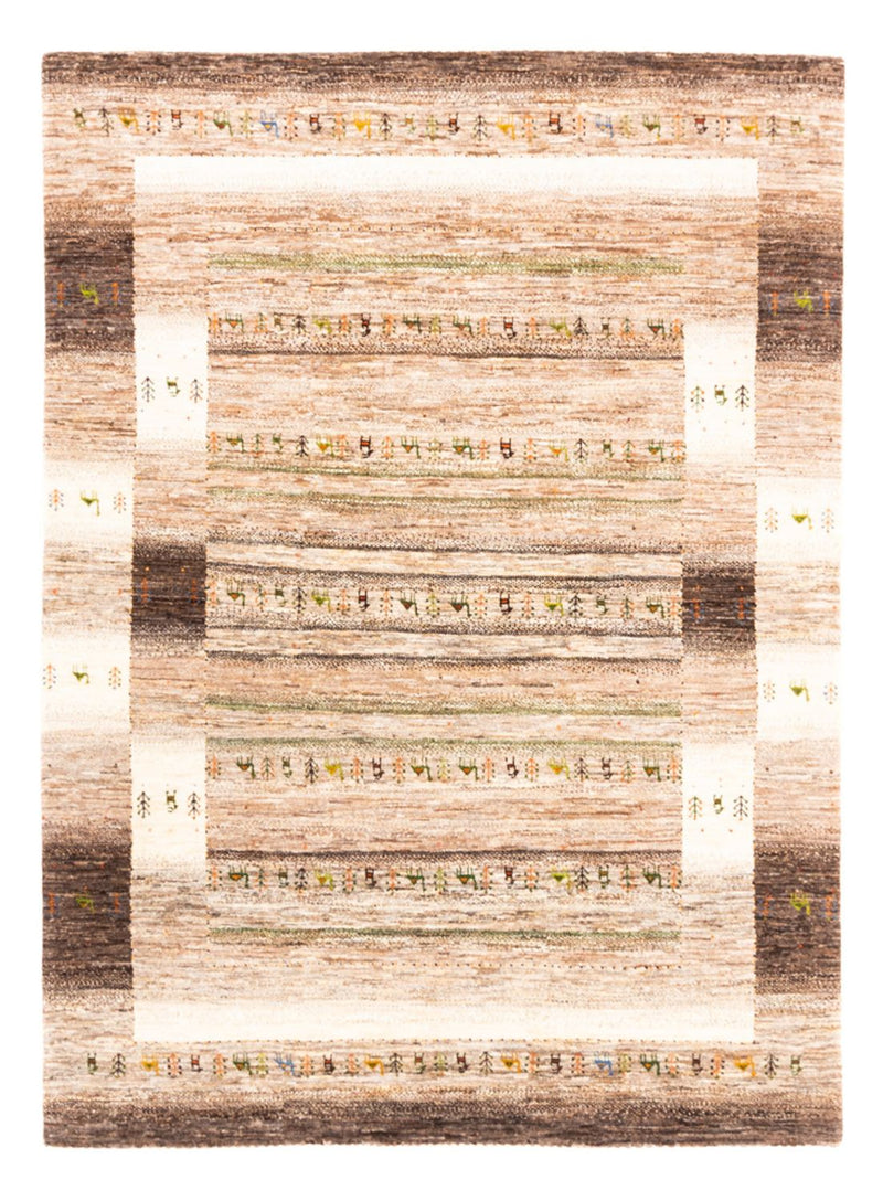 Gabbeh Tapijt - Loribaft Perzisch - 231 x 175 cm - grijs