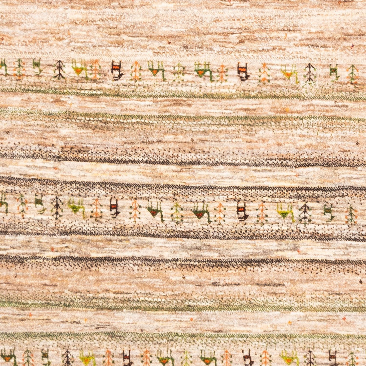 Gabbeh Tapijt - Loribaft Perzisch - 231 x 175 cm - grijs