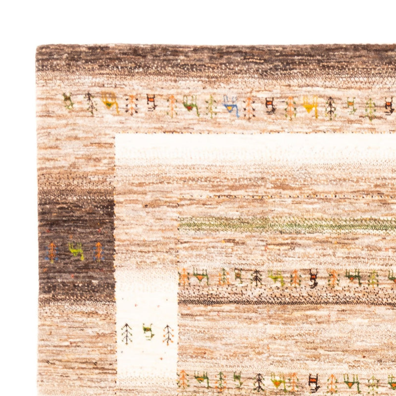 Gabbeh Tapijt - Loribaft Perzisch - 231 x 175 cm - grijs