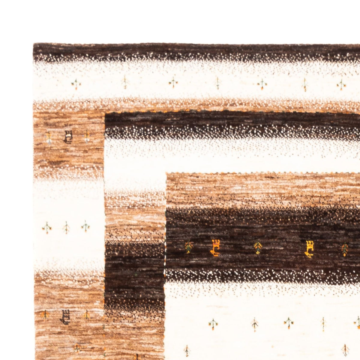 Gabbeh Tapijt - Loribaft Perzisch - 233 x 179 cm - natuur