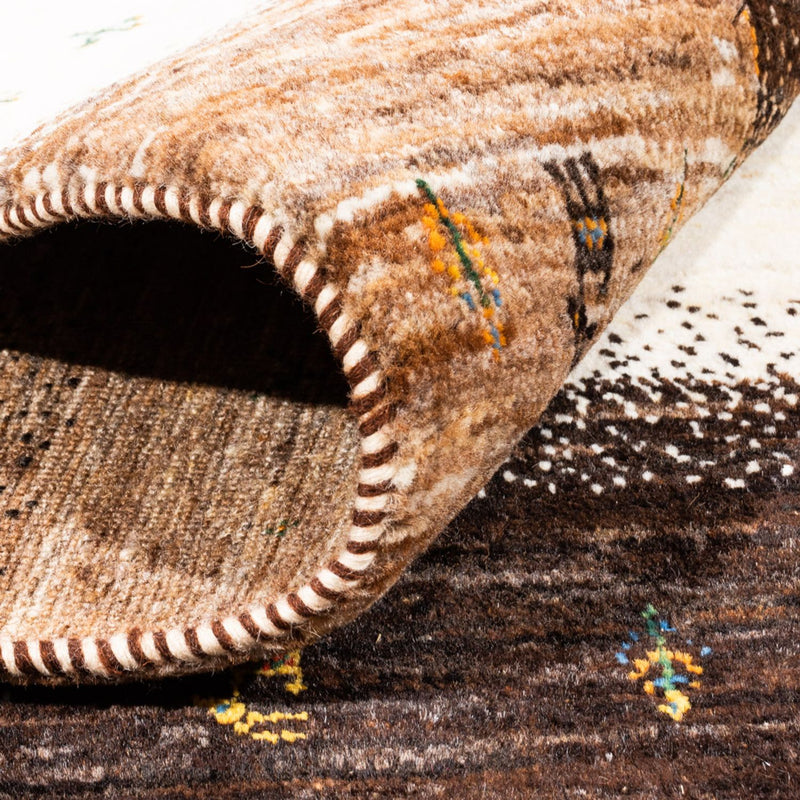 Gabbeh Tapijt - Loribaft Perzisch - 233 x 179 cm - natuur