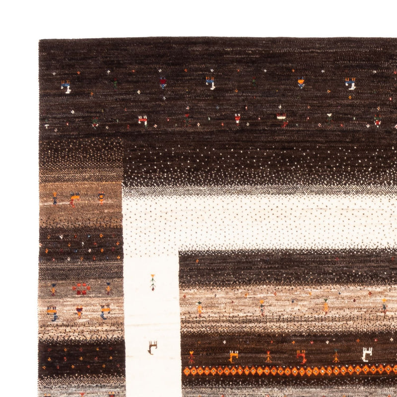 Gabbeh Tapijt - Loribaft Perzisch - Koninklijke vierkant  - 198 x 212 cm - natuur