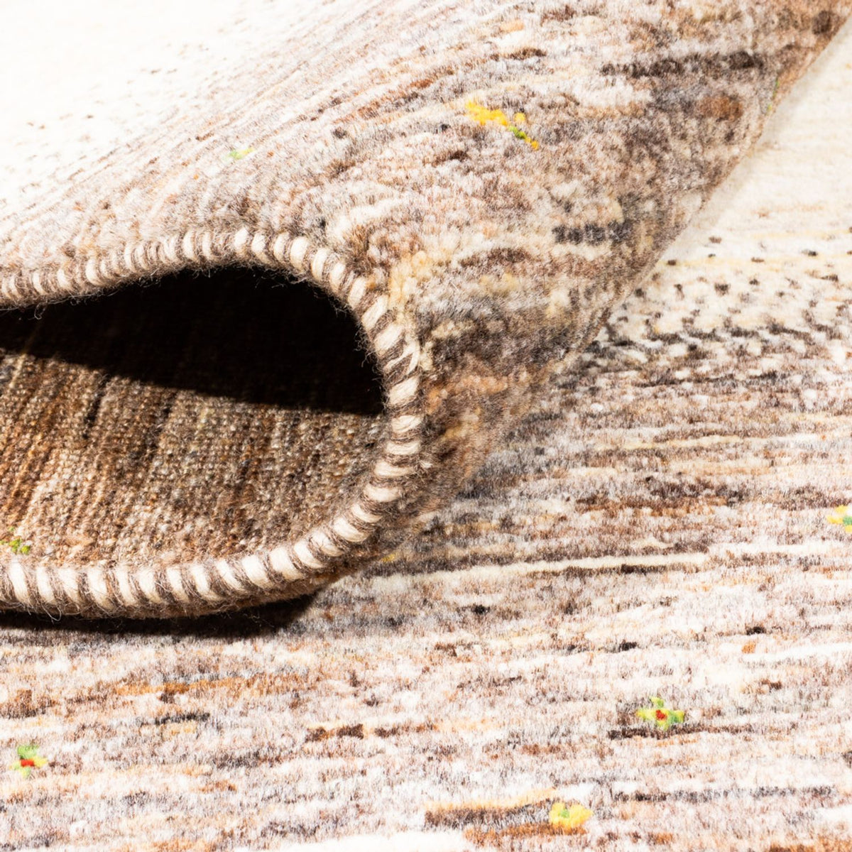 Gabbeh Tapijt - Loribaft Perzisch - 252 x 174 cm - natuur