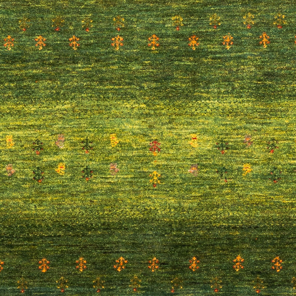 Gabbeh Tapijt - Loribaft Perzisch - 175 x 123 cm - groen