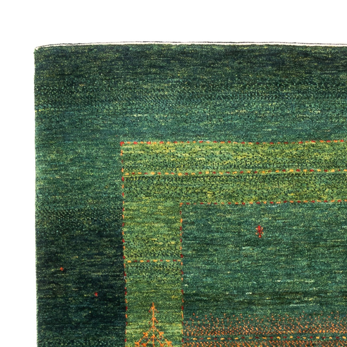 Gabbeh Tapijt - Loribaft Perzisch - 190 x 132 cm - groen