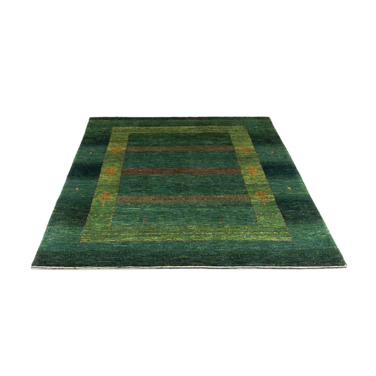 Gabbeh Tapijt - Loribaft Perzisch - 190 x 132 cm - groen