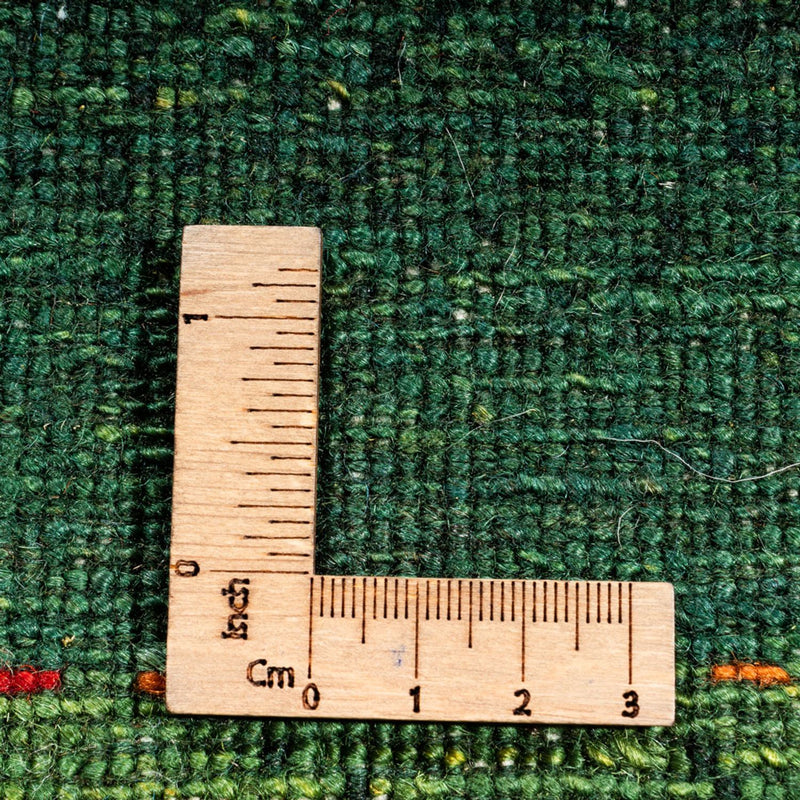 Gabbeh Tapijt - Loribaft Perzisch - 190 x 132 cm - groen