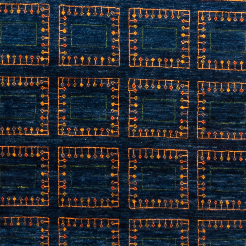 Gabbeh Tapijt - Loribaft Perzisch - 253 x 180 cm - blauw
