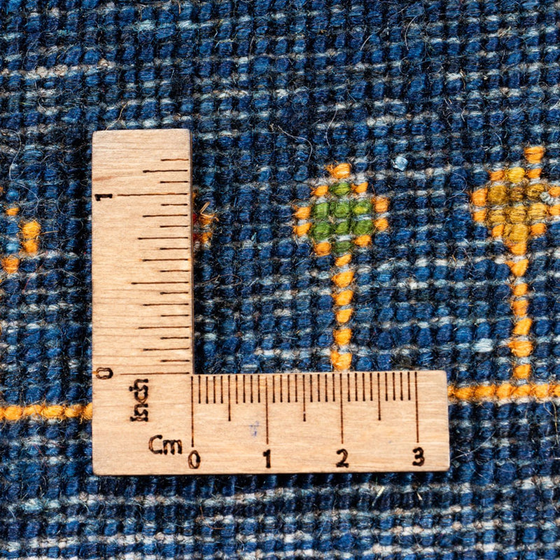 Gabbeh Tapijt - Loribaft Perzisch - 253 x 180 cm - blauw