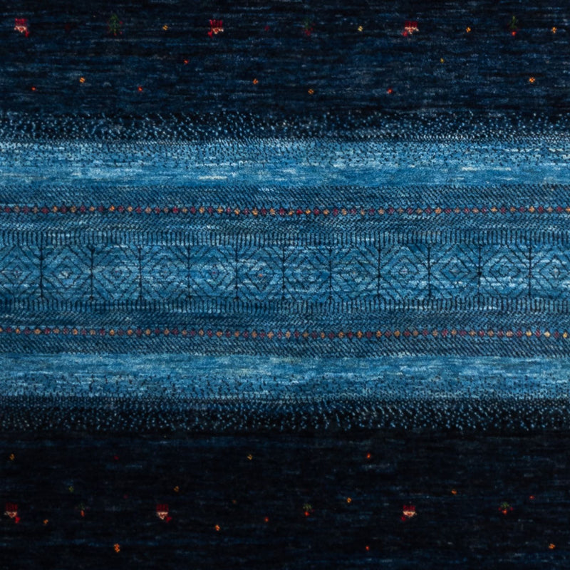 Gabbeh Tapijt - Loribaft Perzisch - 256 x 180 cm - blauw