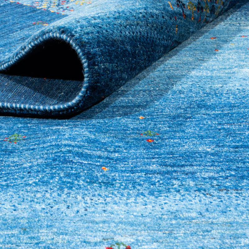 Gabbeh Tapijt - Loribaft Perzisch - 331 x 228 cm - blauw