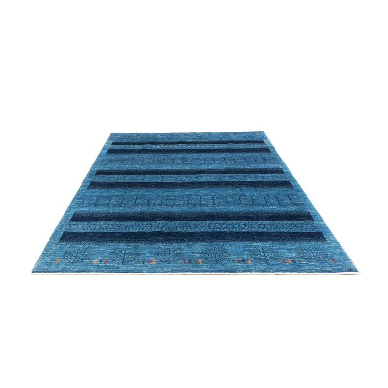 Gabbeh Tapijt - Loribaft Perzisch - 244 x 178 cm - blauw