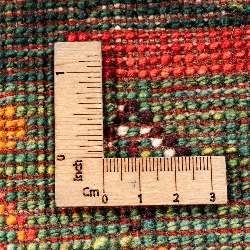 Gabbeh Tapijt - Loribaft Perzisch - 244 x 176 cm - groen