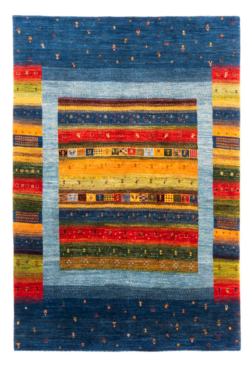 Gabbeh Tapijt - Loribaft Perzisch - Koninklijke - 239 x 162 cm - blauw