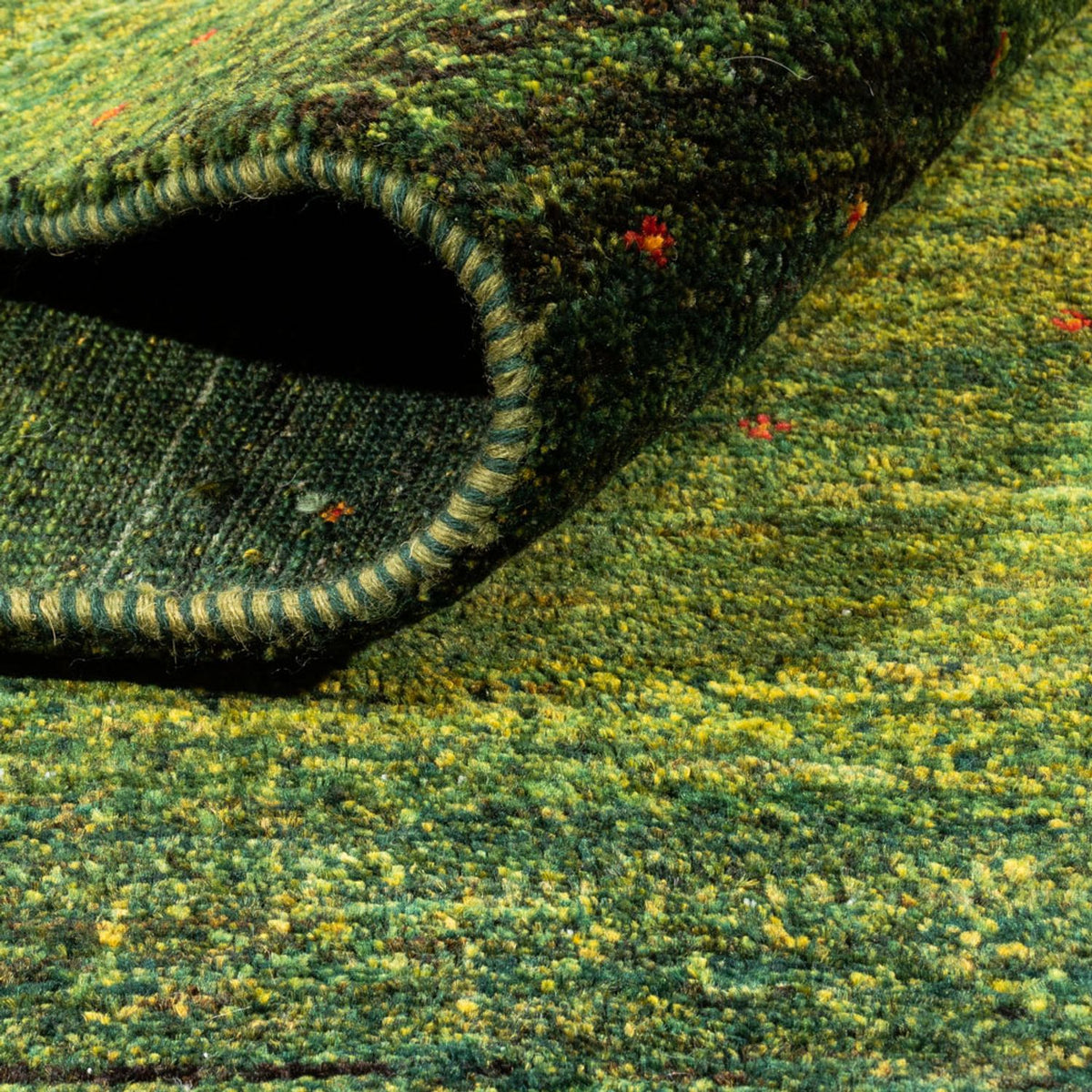 Gabbeh Tapijt - Loribaft Perzisch - 236 x 166 cm - groen