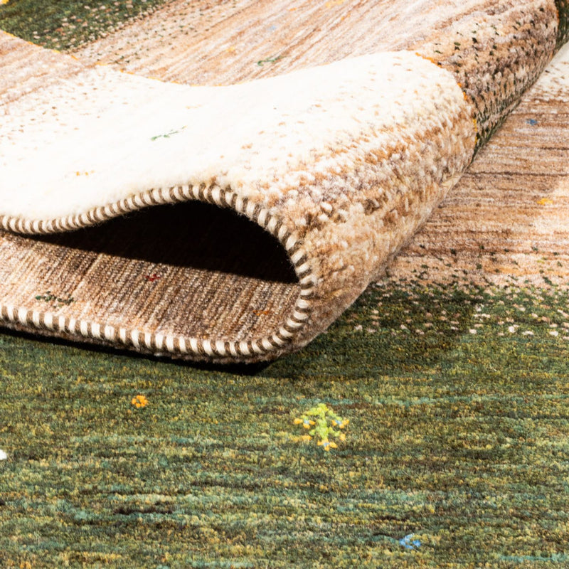 Gabbeh Tapijt - Loribaft Perzisch - 228 x 179 cm - natuur