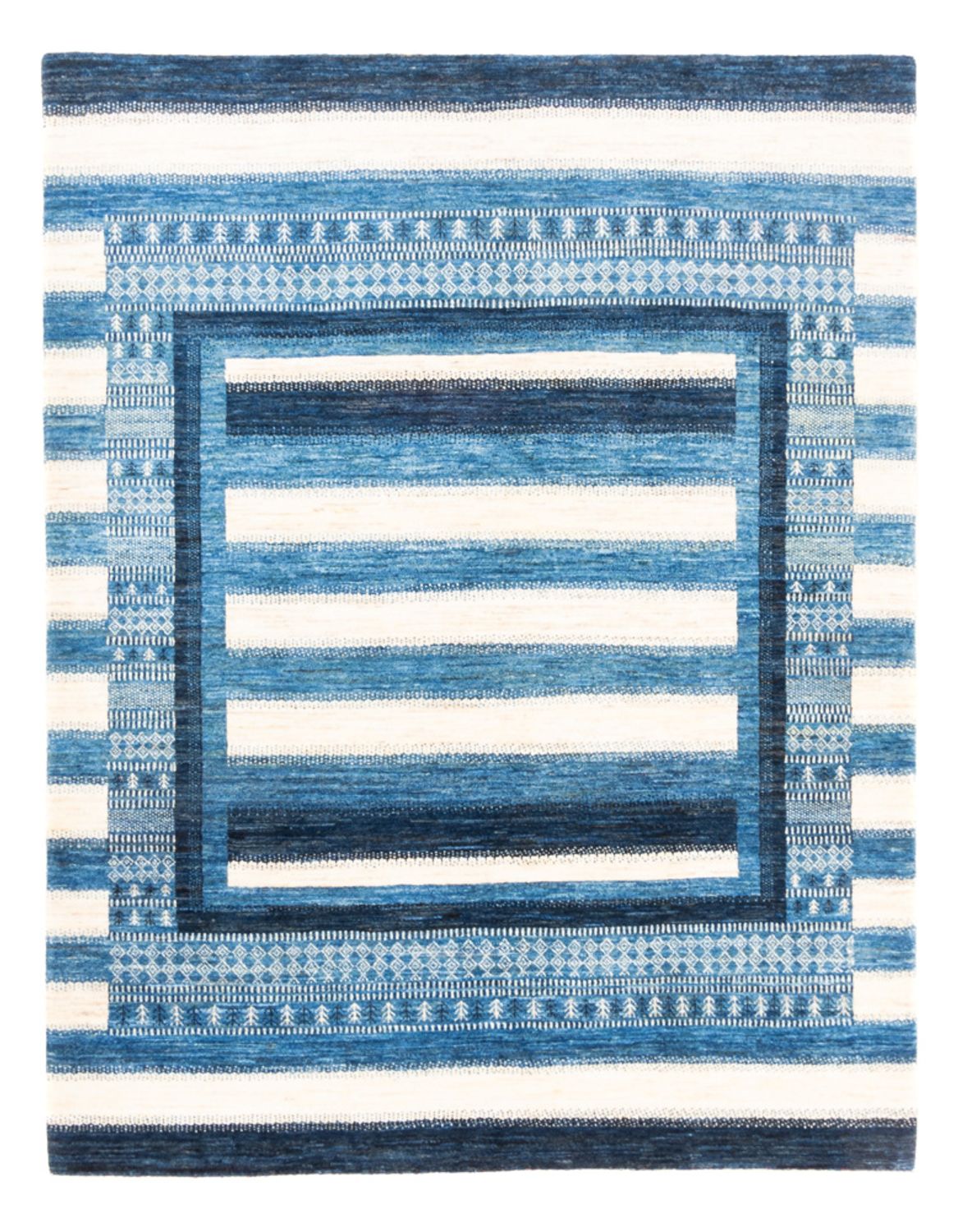 Gabbeh Tapijt - Loribaft Perzisch - Koninklijke - 222 x 172 cm - blauw