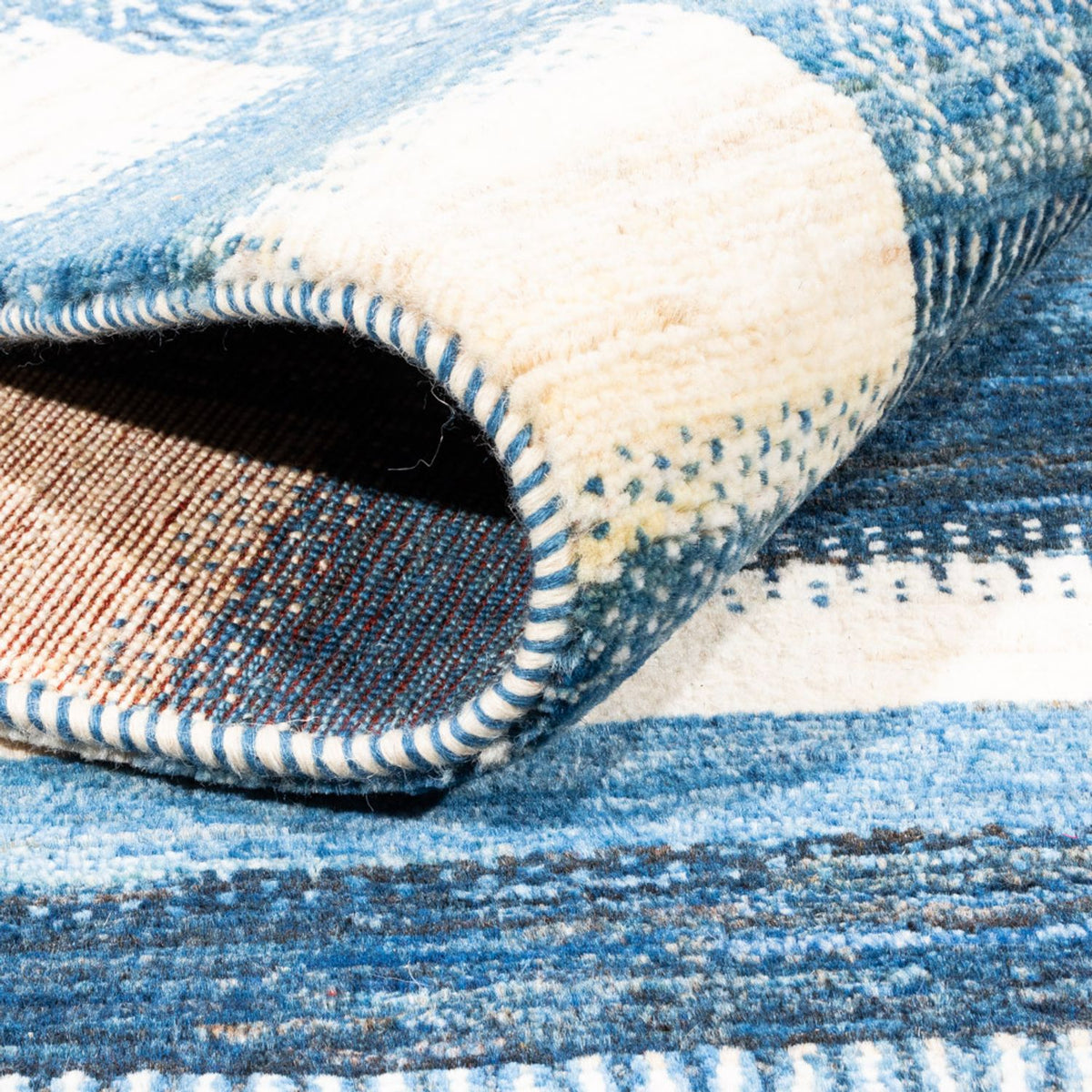 Gabbeh Tapijt - Loribaft Perzisch - Koninklijke - 222 x 172 cm - blauw