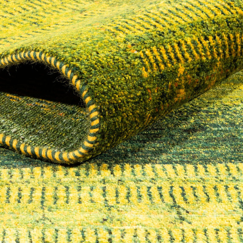 Gabbeh Tapijt - Loribaft Perzisch - 298 x 216 cm - groen