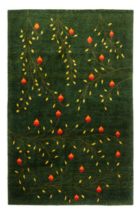 Gabbeh Tapijt - Loribaft Perzisch - 191 x 126 cm - groen