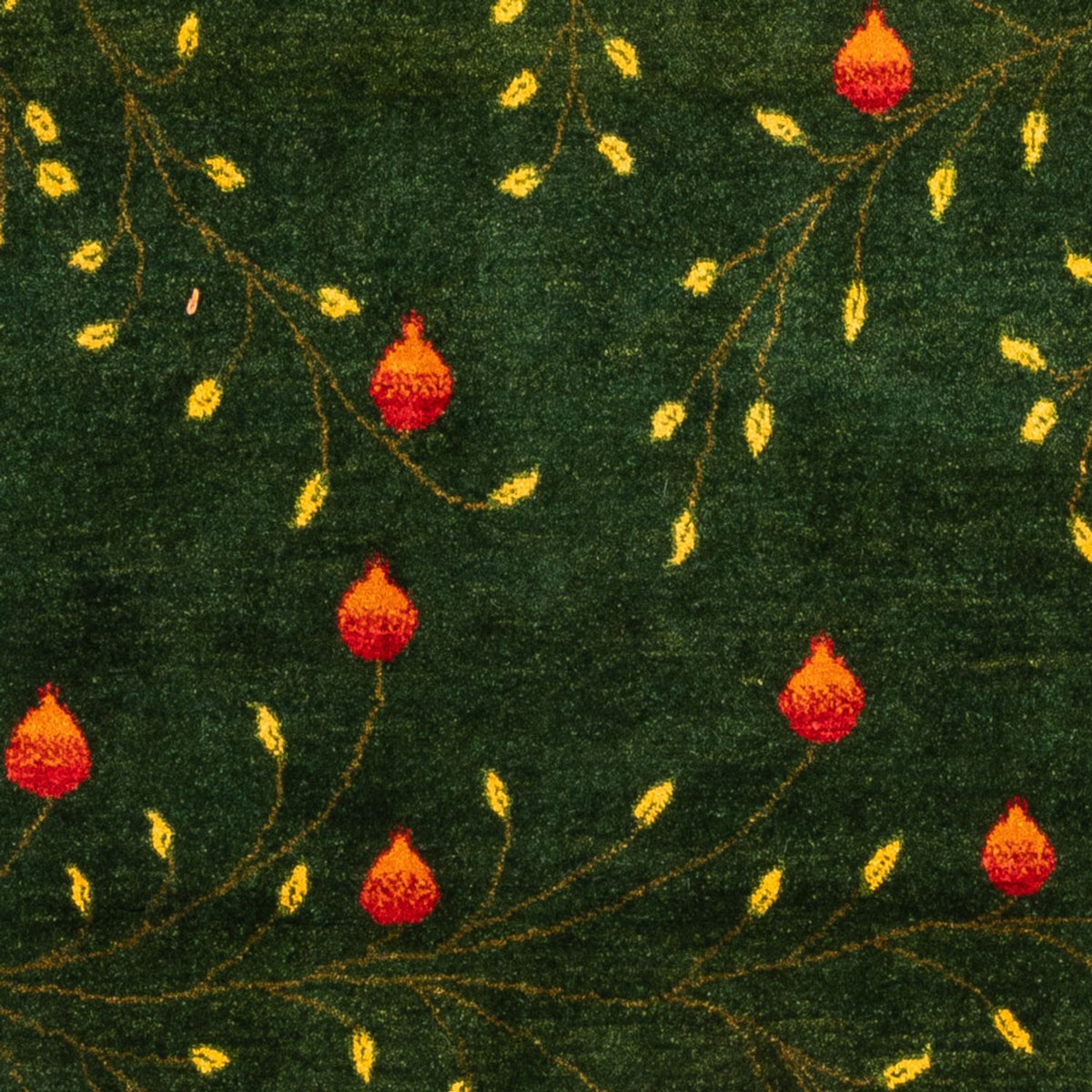 Gabbeh Tapijt - Loribaft Perzisch - 191 x 126 cm - groen