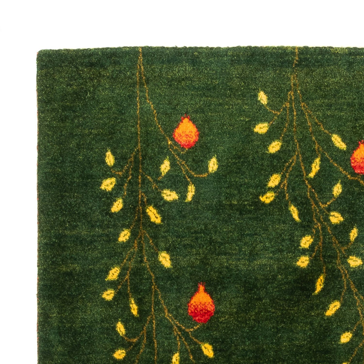 Gabbeh Tapijt - Loribaft Perzisch - 191 x 126 cm - groen