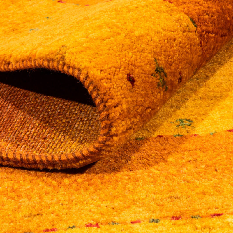 Gabbeh Tapijt - Loribaft Perzisch - 162 x 125 cm - goud